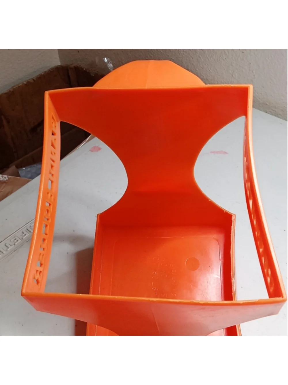 Vintage Orange EVLO Plastics Handi-Holder